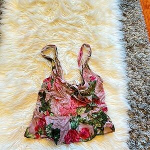 Floral Print Tank Top